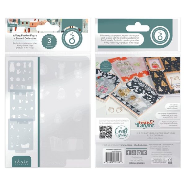 Tonic Studios Stencil Set -- A Very Festive Fayre - Image 2