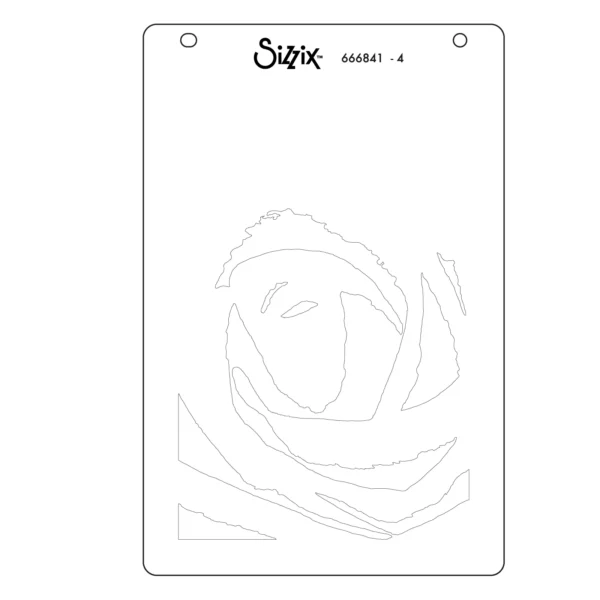 Sizzix A6 Stencil 4PK - Belle of the Ball, Adornment by Stacey Park - Image 5