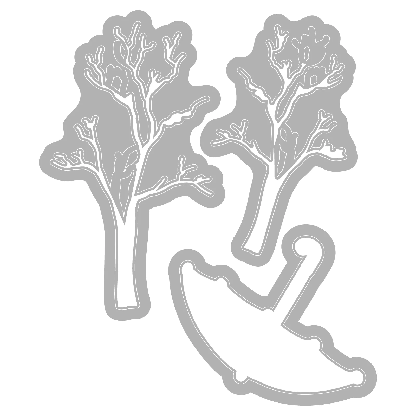 Sizzix A5 Clear Stamps 20PK w/3PK Framelits Die - Creative Coordinations, Rainy Day Feeling by Stacey Park - Image 3