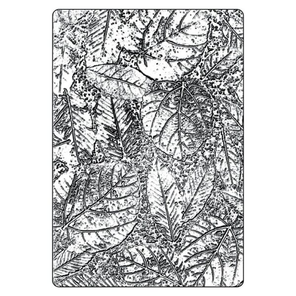 Tim Holtz® Alterations | 3-D Texture Fades™ Embossing Folder – Foliage A5
