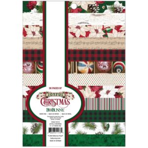BoBunny Single-Sided Paper Pad 6"X8" -- Joyful Christmas