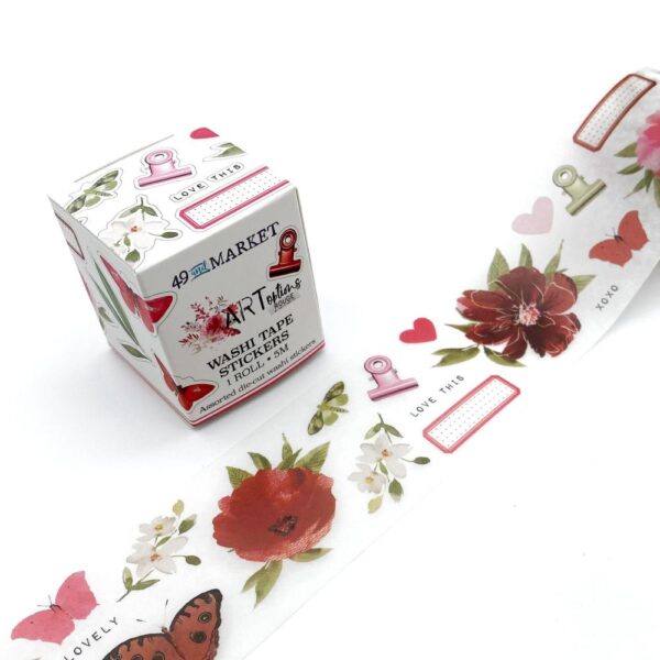 49 And Market Washi Sticker Roll -- ARToptions Rouge - Image 3