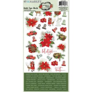 49 And Market Washi Sheets -- Evergreen Season