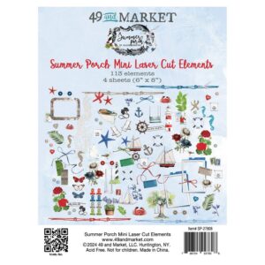 49 And Market Mini Laser Cut Outs -- By Sea, Summer Porch
