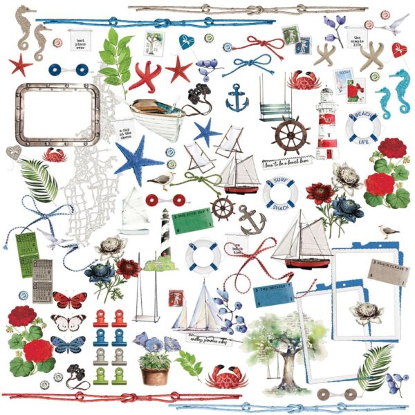49 And Market Mini Laser Cut Outs -- By Sea, Summer Porch - Image 2