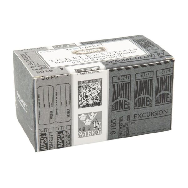 49 And Market Vintage Bits Ticket Essentials -- Pewter