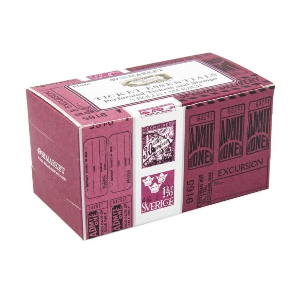 49 And Market Vintage Bits Ticket Essentials -- Plum