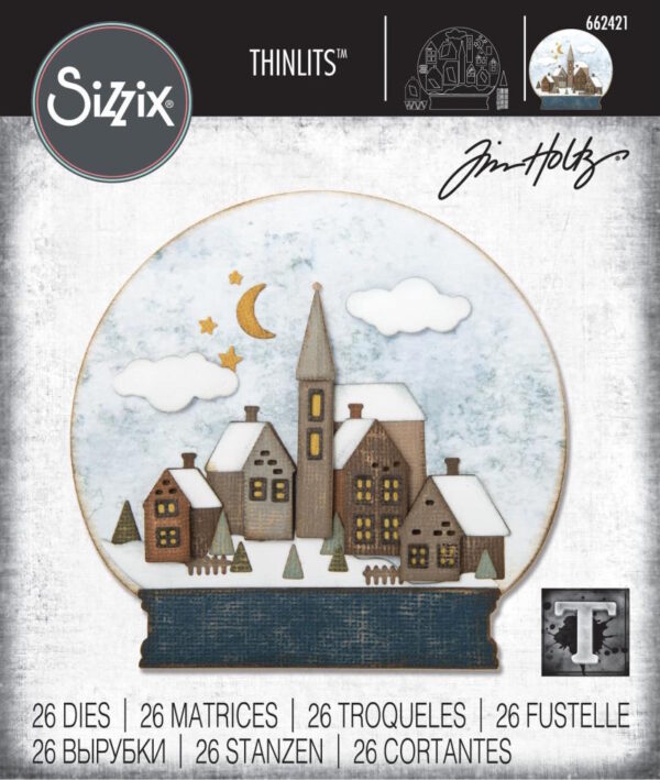 Tim Holtz® Alterations | Sizzix Thinlits™ Die Set 26-Pack – Snowglobe #2