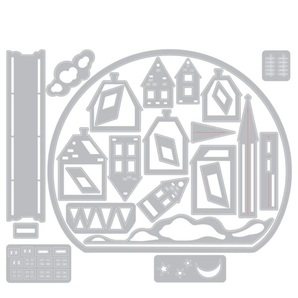 Tim Holtz® Alterations | Sizzix Thinlits™ Die Set 26-Pack – Snowglobe #2 - Image 3