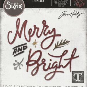 Tim Holtz® Alterations | Sizzix Thinlits™ Die Set 6-Pack – Merry & Bright