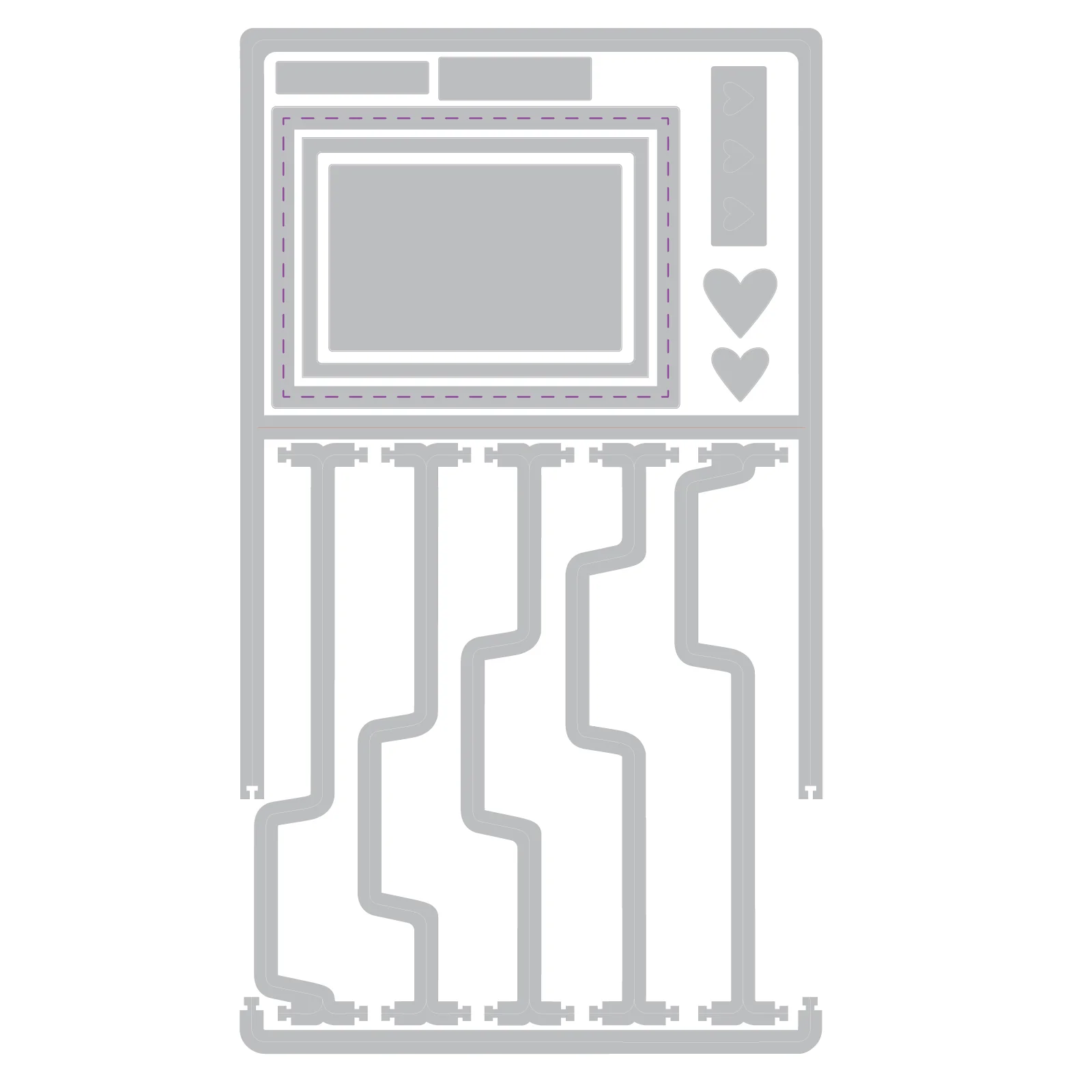 Sizzix Thinlits 15PK Die Set - Snap and Swap File Folders by 49 and Market - Image 2