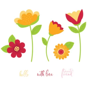 Sizzix Clear Stamps Set 22PK -  Whimsy Bloom #1 by Catherine Pooler