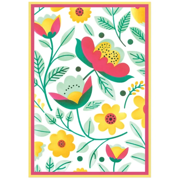 Sizzix A6 Layered Stencils 4PK - Happy Garden #2 by Catherine Pooler