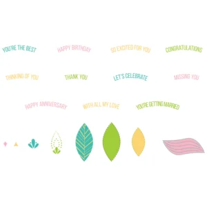 Sizzix Clear Stamps Set 22PK - Overarching Sentiments by Catherine Pooler