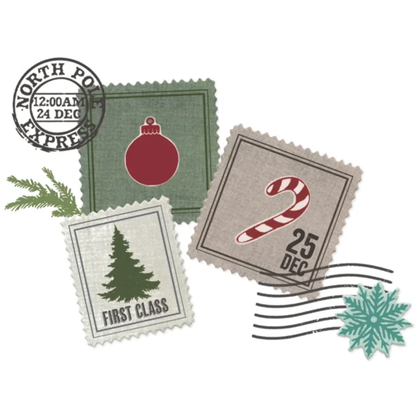 Sizzix Clear Stamps Set 27PK w/11PK Framelits - Special Delivery by 49 and Market