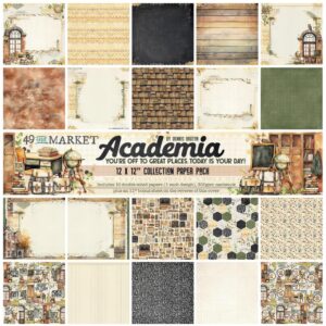 49 And Market Collection Pack 12"X12" -- Academia