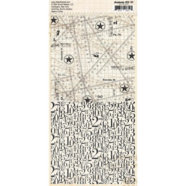 49 and Market Academia Washi Tape Sheet Set - Image 2