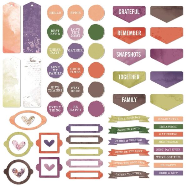 49 and Market ARToptions Plum Grove Chipboard Set - Image 2