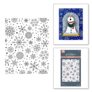 Snowfall Shimmer BetterPress Plate