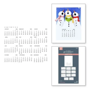 DIY 2026 Calendar BetterPress Plate