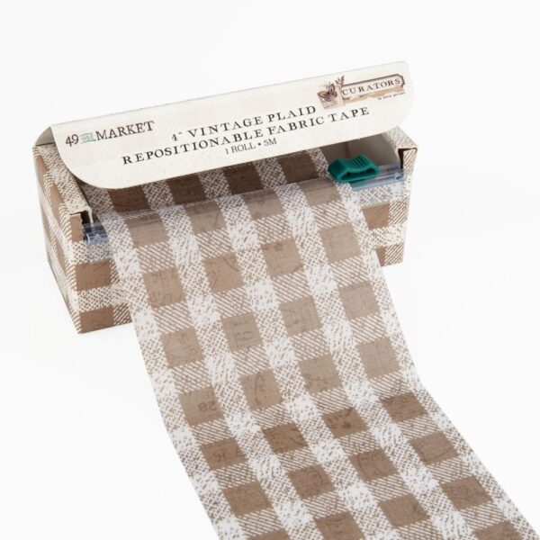 49 And Market Curators 4" Fabric Tape Roll -- Vintage Plaid - Image 2
