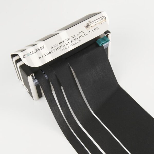 49 And Market Curators Fabric Tape Set -- All Black Assortment - Image 2