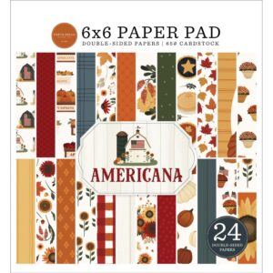 Carta Bella Double-Sided Paper Pad 6"X6" -- Americana