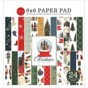 Carta Bella Double-Sided Paper Pad 6"X6" -- Christmas in the City