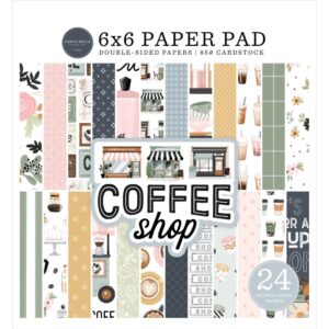 Carta Bella Double-Sided Paper Pad 6"X6" -- Coffee Shop