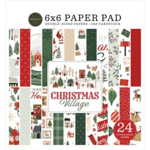 Carta Bella Double-Sided Paper Pad 6"X6" -- Christmas Village