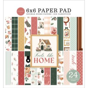 Carta Bella Double-Sided Paper Pad 6"X6" -- Feels Like Home (Expected in October 2025)