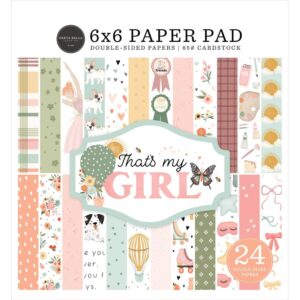 Carta Bella Double-Sided Paper Pad 6"X6" -- That's My Girl