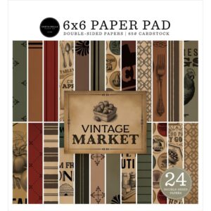 Carta Bella Double-Sided Paper Pad 6"X6" -- Vintage Market