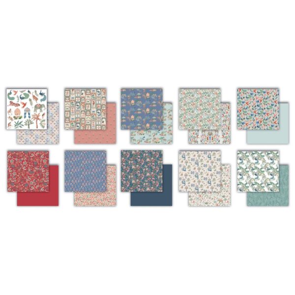 Craft Consortium Double-Sided Paper Pad 6"X6" -- Palace Garden - Image 2