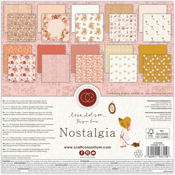 Craft Consortium Double-Sided Paper Pad 12"X12" - Image 2