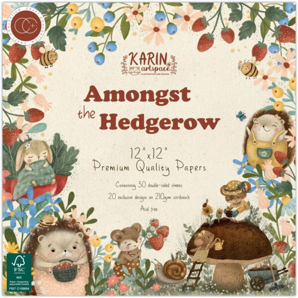 Craft Consortium Double-Sided Paper Pad 12"X12" -- Amongst the Hedgerow
