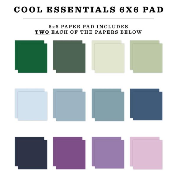 Echo Park Double-Sided Paper Pad 6"X6" -- Cool - Image 2