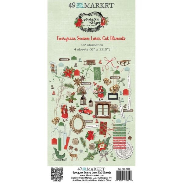 49 And Market Laser Cut Outs -- Elements, Evergreen Season