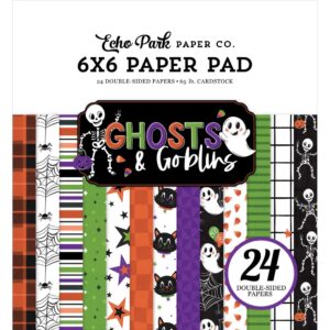Echo Park Double-Sided Paper Pad 6"X6" -- Ghosts and Goblins
