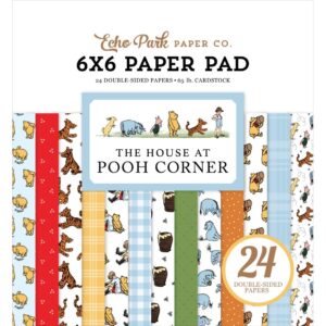 Echo Park Double-Sided Paper Pad 6"X6" -- The House at Pooh Corner