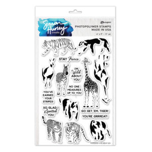 Simon Hurley create. Clear Stamp Set - Wild About You