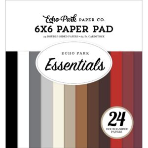 Echo Park Double Sided Paper Pad 6"X6" -- Neutral