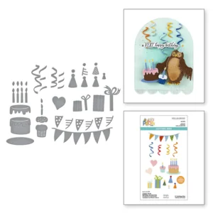 Classic Pooh Birthday Accessories Etched Dies