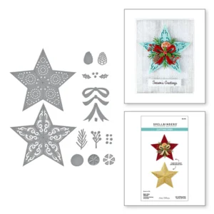 Barn Star Wreath Etched Dies