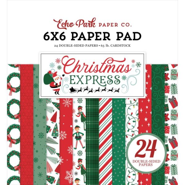 Echo Park Double-Sided Paper Pad 6"X6" -- Christmas Express