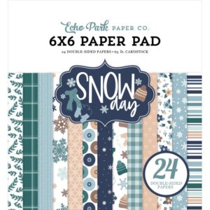 Echo Park Double-Sided Paper Pad 6"X6" -- Snow Day (Expected in September 2025)