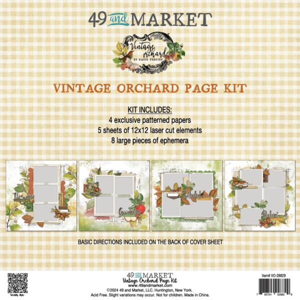 49 And Market Page Kit -- Vintage Orchard