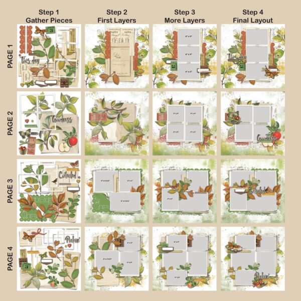 49 And Market Page Kit -- Vintage Orchard - Image 2