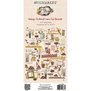 49 And Market Laser Cut Outs -- Vintage Orchard Elements