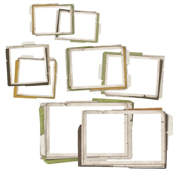 49 And Market Chipboard Set -- Vintage Orchard Stacked Frames - Image 2
